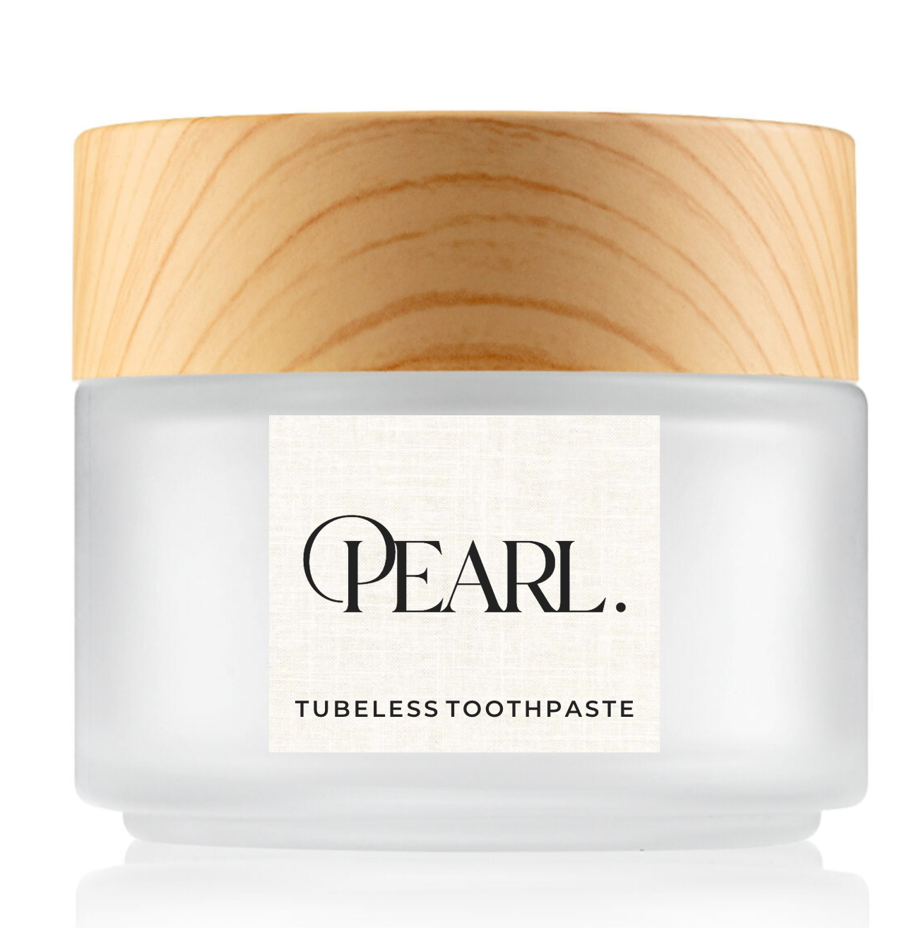 Starter Kit: The Pearl Jar - White Sea Glass & Fluoride Mint Toothpaste Tablets | 62 Tablets | Refill Pouch