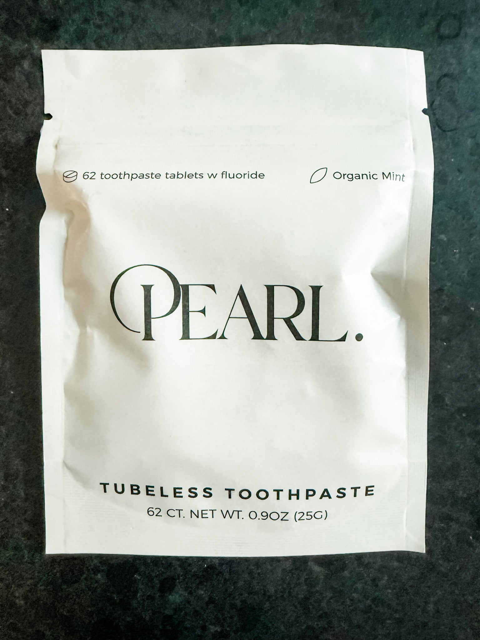 Fluoride Mint Toothpaste Tablets | 62 Tablets | Refill Pouch