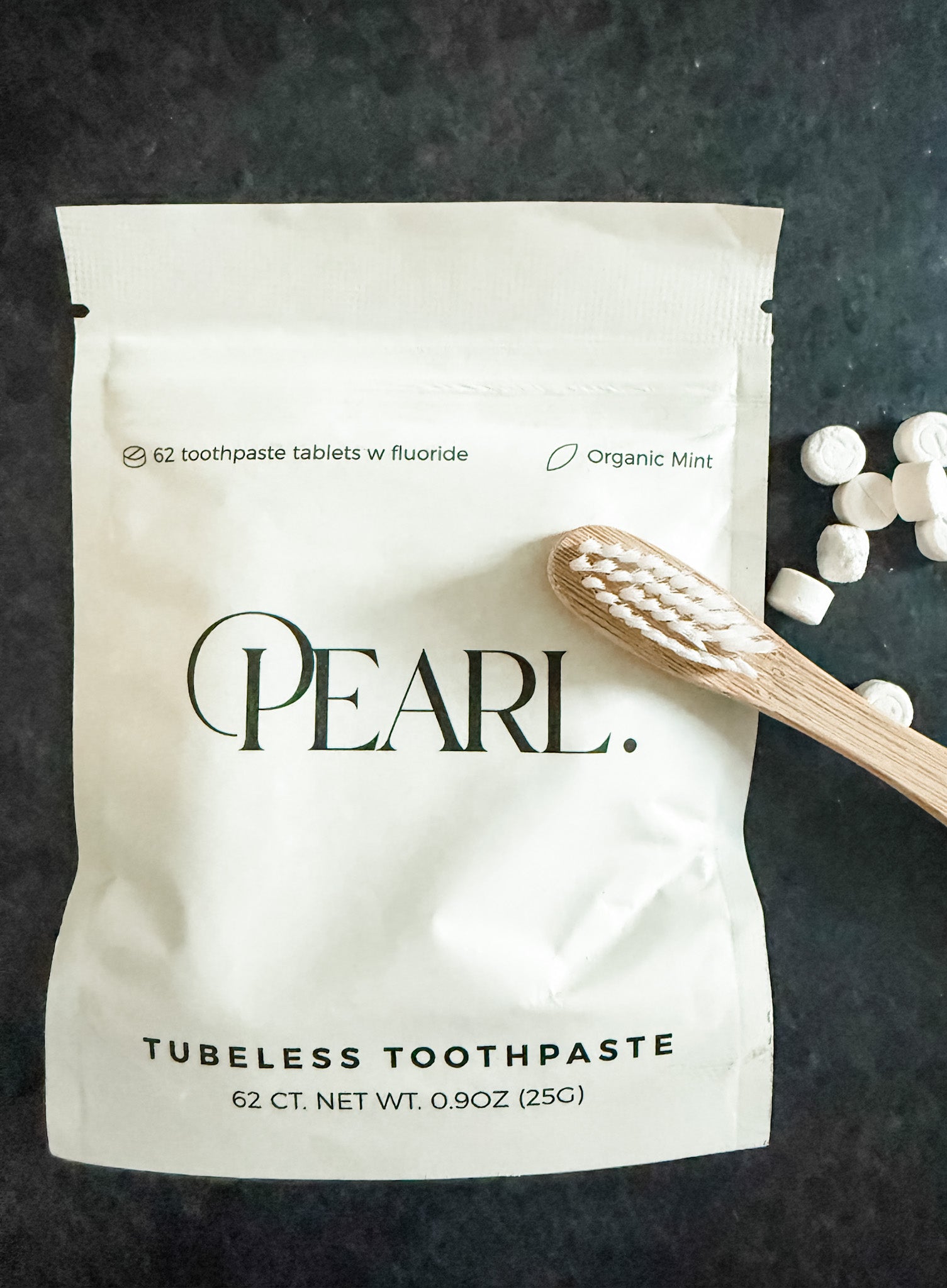 Fluoride Mint Toothpaste Tablets | 186 Tablets | 3 Refill Pouches