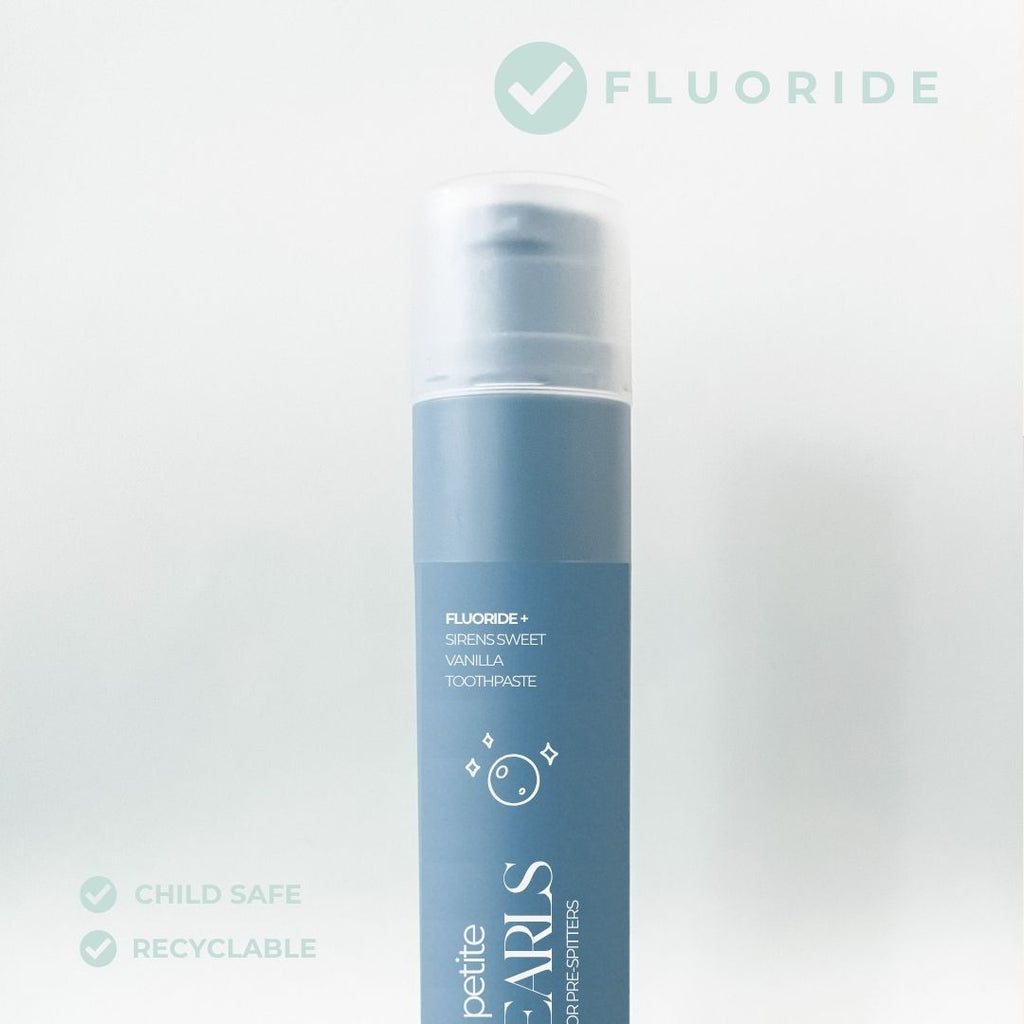 "Pre Spitter" Vanilla Toothpaste with Fluoride x 2  (for 6mo to 6yrs old)